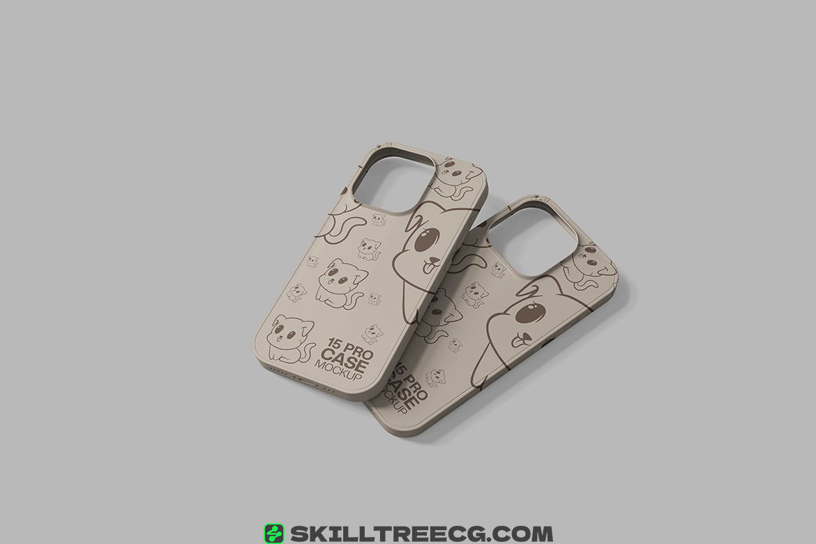 图片[4]-Smartphone Case Mockup（405135）-技能树